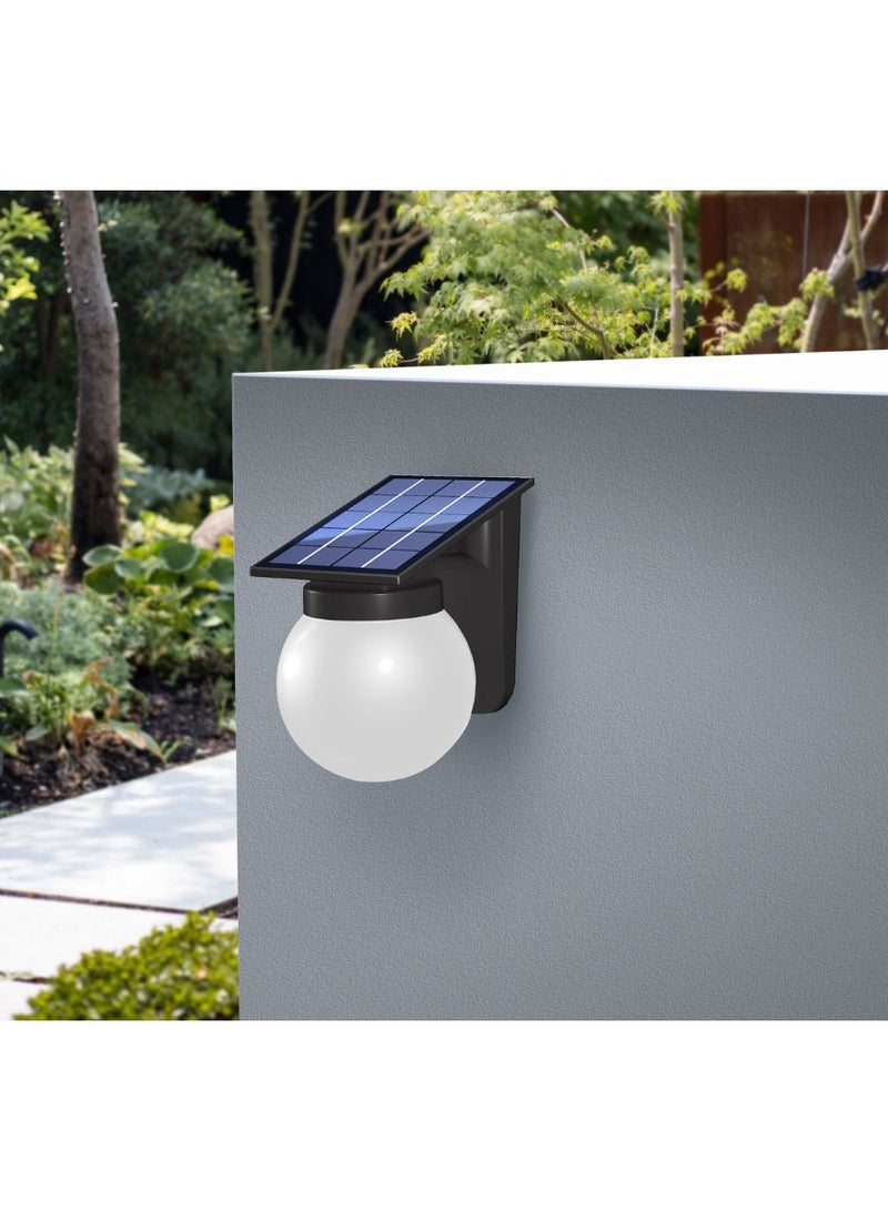 Solar-powered wall lamp, outdoor waterproof, for courtyard landscape, villa garden decoration, human body sensor lighting fixture - Image 3
